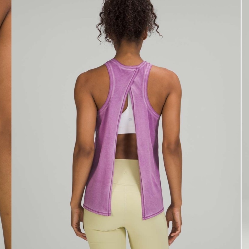 Lululemon // EUC All Tied Up Tank Top
Sublimado Pigment Dye Wisteria Purple SZ 8 - Picture 5 of 7